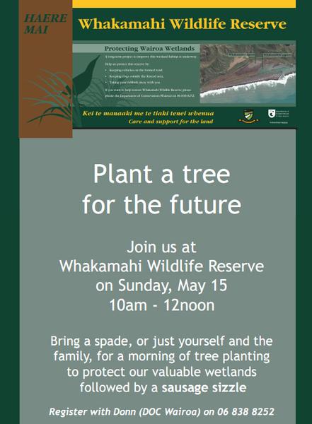 Whakamahi Tree Planting Day